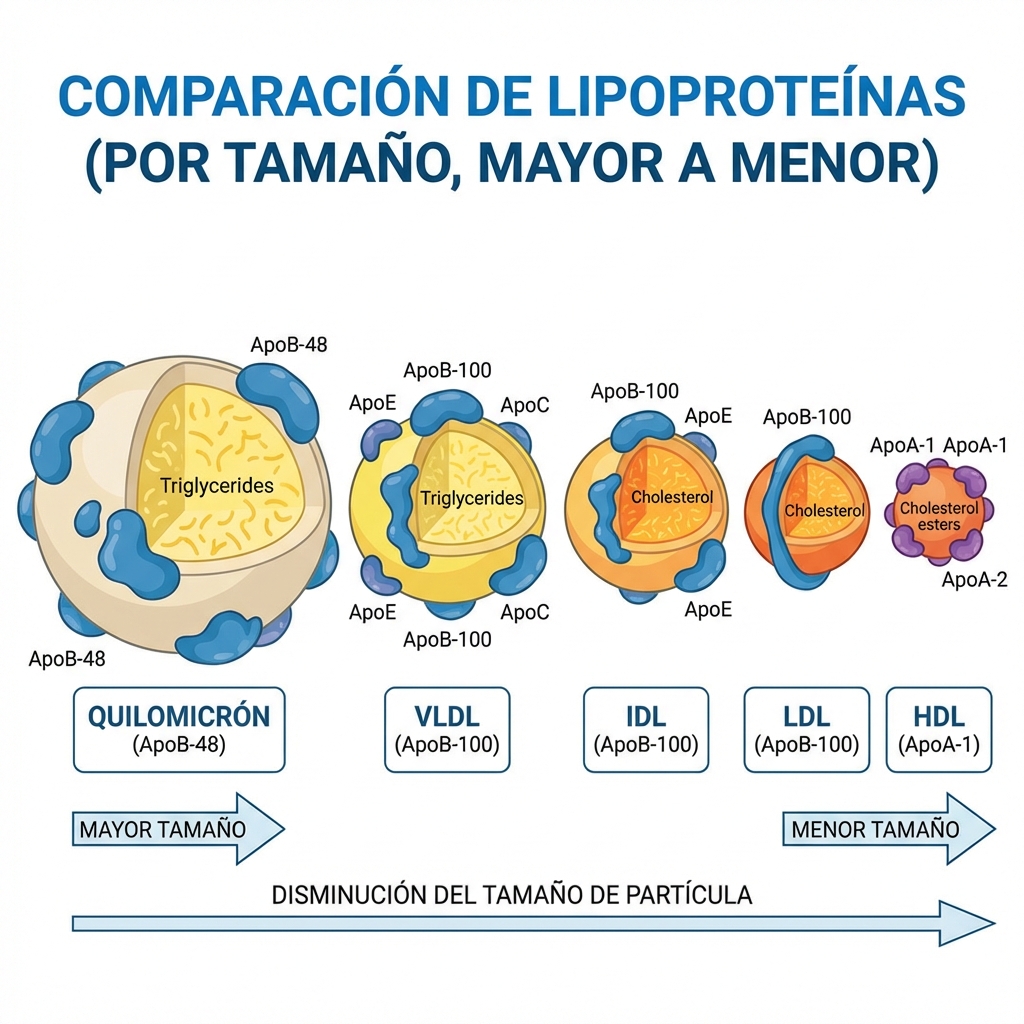 Comparativa de Lipoproteínas
